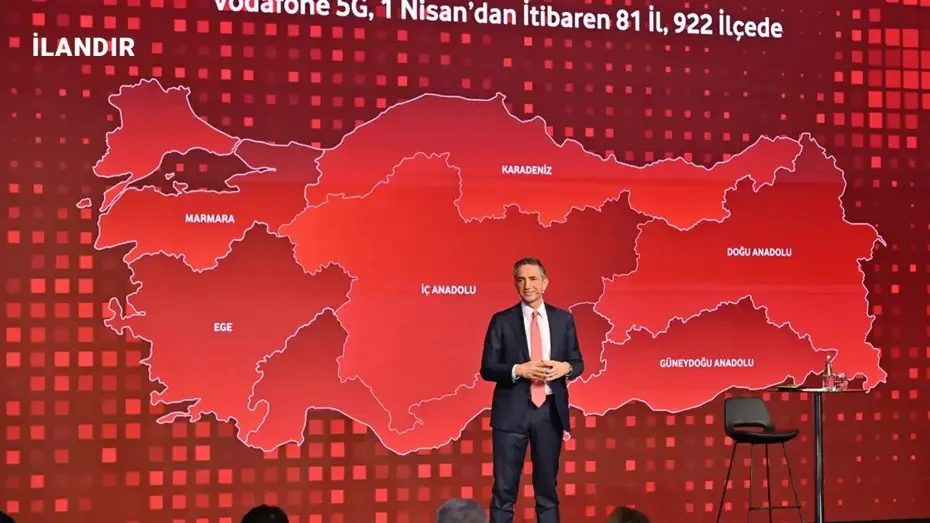 Vodafone, 1 Nisan’da 81 il ve 922 ilçede 5G sinyalini aynı anda verecek